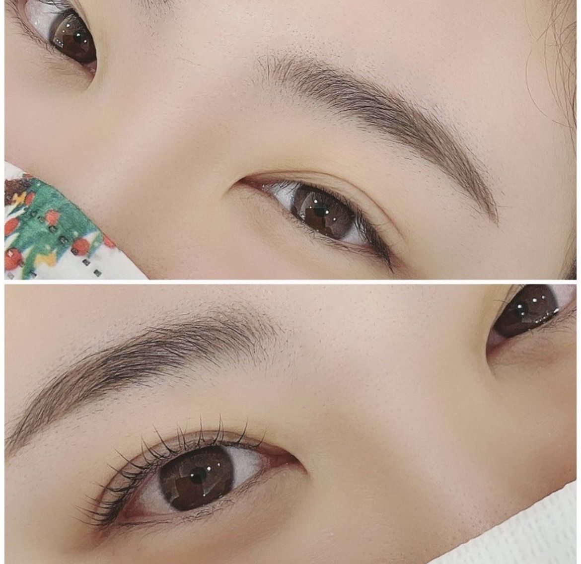 Microblading before after Asian Korean eyebrows | Korean eyebrows, Eyebrow  before and after, Cosmetic tattoo eyebrows